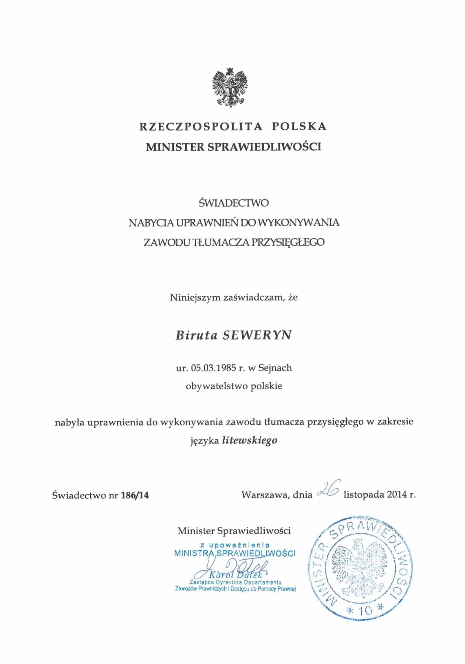 świadectwo